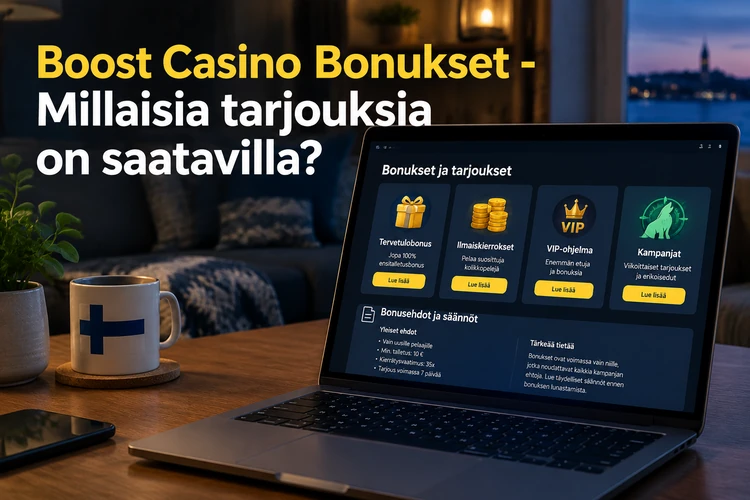 Boost Casino Bonukset - Millaisia tarjouksia on saatavilla?