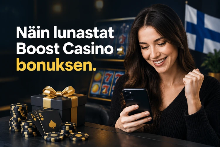Näin lunastat Boost Casino -bonuksen