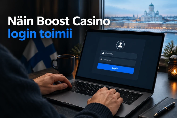 Näin Boost Casino login toimii