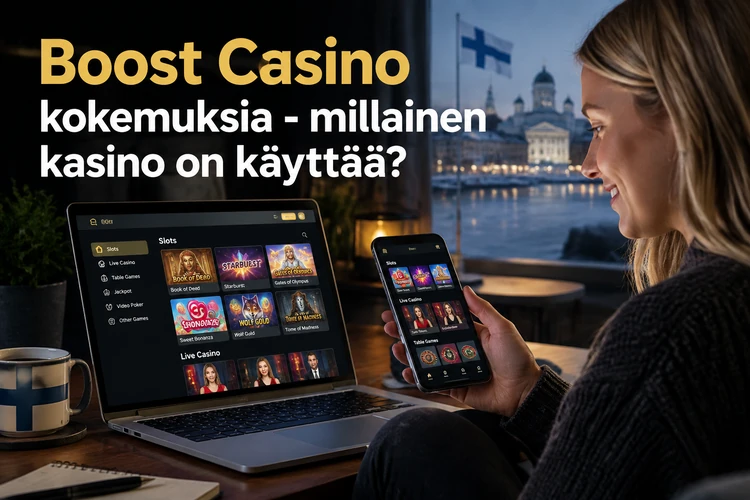 Boost Casino kokemuksia - millainen kasino on käyttää?